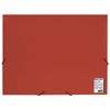Folder on elastics BRAUBERG "Office", red, 300 sheets, 500 µm