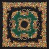 Павловопосадский платок  / Rowan beads scarf with silk fringe