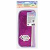Pencil case-cosmetic bag INLANDIA, 2 branches, soft, sequined, mermaid, purple, 21х6х9 cm