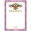 BRAUBERG / A4 diploma, coated cardboard, convex, foil stamping, purple frame