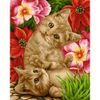 Опт-картина / Peinture par numéros 40x50 Chatons rigolos
