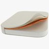 Dreams Store / Oval mattress for the bed Smart 1-transformation 100x70x10 cm (latex 1cm + bikokos 1cm + holcon 8cm)