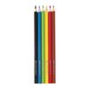 Crayons BRAUBERG "My lovely dogs", 6 colors, sharpened, cardboard packaging