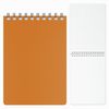 HATBER / Notebook "DIAMOND" orange SMALL FORMAT 80 sheets A6, 110x145 mm, comb, plastic cover, cage
