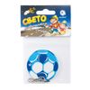AprilSun / Pendant-pendant reflective "soccer ball blue" 50 mm
