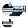 Replacement shaving cassettes 4 pcs. GILLETTE "Mach3" for men