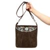 Торжокские золотошвеи / Suede bag "Vilora"