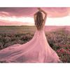 Опт-картина / Pintura por números Vestido rosa 40x50