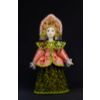 Потешный промысел / Porcelain souvenir doll "Women's traditional winter costume"