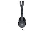 LOGITECH / हेडफोन के साथ माइक्रोफोन (हेडसेट) H111, वायर्ड, 1.8 मीटर, हेडबैंड, सिल्वर के साथ