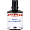EDDING / Edding / Refill Ink, Permanent, Dropper Bottle, 100 ml Black