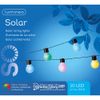 Kaemingk / Solar Colors Solar Light String, 10 RGB Multi-Color Lights, 2.7m, Black PVC, IP44