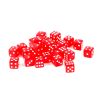 GamesDealer / Plastic dice, 12 mm, 1pc, color red