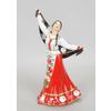 Vernissage of History / Small figurine of a Cossack woman with a scarf (hand-painted)