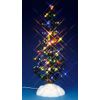Pine tree with colored lights, large, 22 cm, batteries, LEMAX