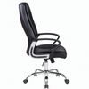 Office chair BRABIX "Forward EX-570", chrome, eco-leather, black
