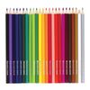 Crayons BRAUBERG "InstaRacing", 24 colors, sharpened, cardboard packing with custom lacquer finish