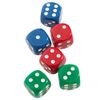 GamesDealer / Plastik zar, 20 mm, 1 adet, kırmızı renk