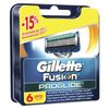 Replacement shaving cassettes 6 pcs. GILLETTE Fusion ProGlide, for men