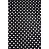 Sheet Tamarana for creativity "Black-eyed peas on a white background" on the fabric