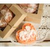 Milotto / Olive soap "Basket of flowers" orange