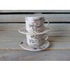 Хорекс / Horex / Cup "Gazzetta Bianco" ristorante classico with saucer 12 pcs.