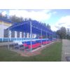 stands with a canopy