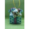 Ярославская майолика / Jouet de Noël "Cadeau avec un chiot"