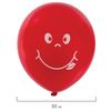 ЗОЛОТАЯ СКАЗКА / Balloons 12 "(30 cm), SET of 50 pieces, assorted 10 colors, with a picture" Smile ", package