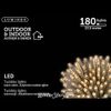 Kaemingk / Filamento LED Volumetrico 180 lampade LED bianco caldo 13,5 m, PVC trasparente, controller, IP44