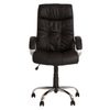 Office chair "Matrix", eco-leather, chrome-plated five-beam, black