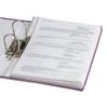 BRAUBERG Fichário revestido a PVC 80 mm com canto, roxo (dupla vida)