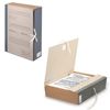 Hộp lưu trữ (240x330 mm), 80 mm, 2 dây buộc, bìa cứng / giấy vinyl đóng, tối đa 700 tờ, NHÂN VIÊN