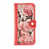 Clutch button mini combo "Pink roses" red