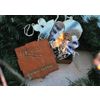 Ленивые Бобры / Lazy Beavers / Set of mirrored Christmas tree decorations "Space inside" in a gift box