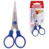 PYTHAGORAS scissors, 130 mm, rubber insert, carton packing with hanger, assorted