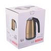 水壶 BOSCH TWK7808，1.7 L，2200 W，封闭式加热元件，不锈钢，金色