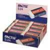 Eraser FACTIS Softer S 24 (Spain), 50х24х10 mm, white, rectangular, synthetic rubber, cardboard holder
