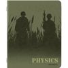 BRAUBERG / MILITARY notebook 48 sheets, SoftTouch, 70g / m, PHYSICS, cage, tip / 10 pcs.