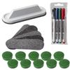 Set per lavagna magnetica (4 pennarelli + gomma + detergente + 10 magneti), ecoBoard "2х3"