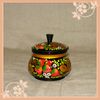 Wooden box - painted on gold