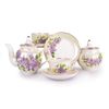 Дулёвский фарфор / Tea service "Pomegranate. Lilac bouquet", 20 items