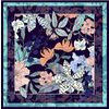 Silk scarf "tiger Lily"