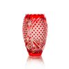Гусевской Хрустальный завод / Vaso de cristal para flores "Astra" pequeno vermelho