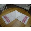 Карельские узоры / White linen towel "Christ is risen - indeed is risen"