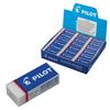 Eraser PILOT, 45х20х12 mm, rectangular, white, PVC