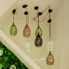 Kaemingk / Suspended solar lamp Solar Drop 21 * 13 cm with warm white LED, green, IP44