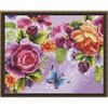 Опт-картина / Mosaico de diamantes 40x50, diamantes de imitación redondos Vals de flores