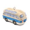 Фарфоровая мануфактура / Christmas tree toy "Bus" with a blue stripe