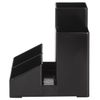 Stand organizer BRAUBERG-CONTRACT, 109х95х101,5 mm, 5 compartments, black